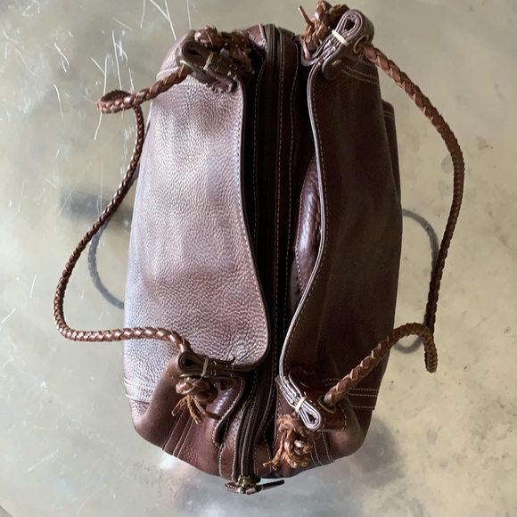 Fossil genuine leather hobo bag / purse - Picture 8 of 15